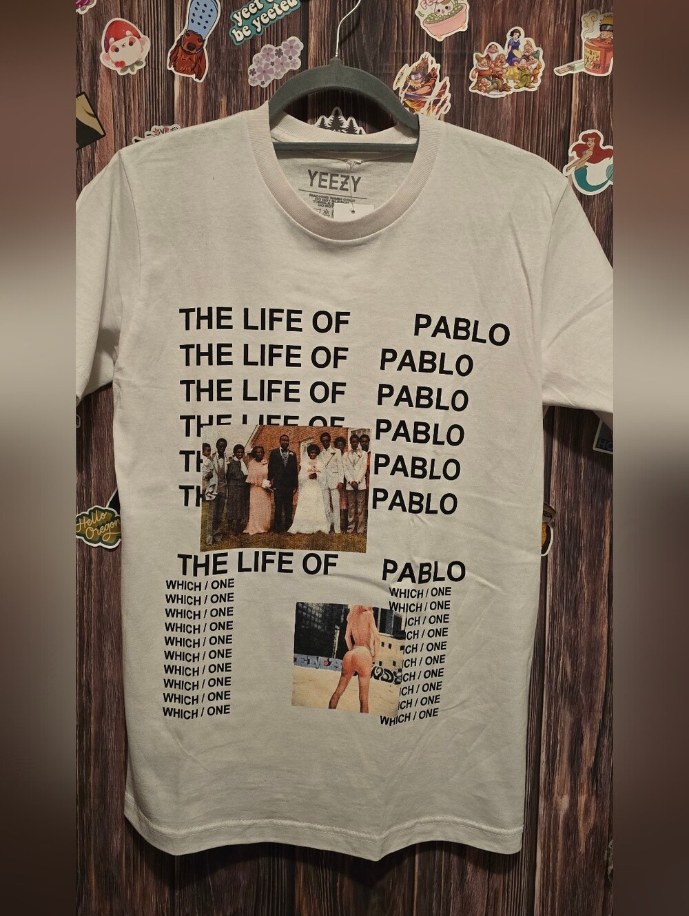 Yeezy "The Life of Pablo" Graphic Tee - White/Black